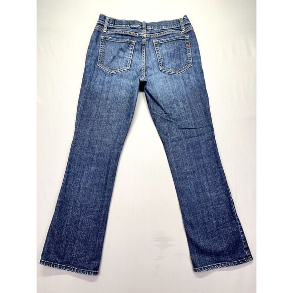 2007 Gap Women's Stretch Blue Dark Wash Bootcut Jeans Size 4A 28x27 - Picture 12 of 16